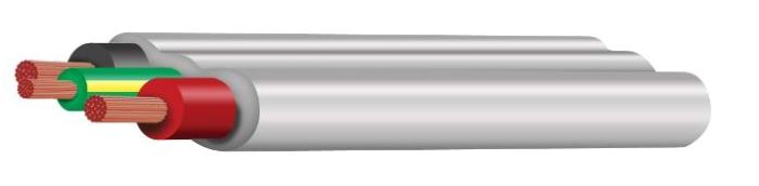 4.0 mm Twin and Earth Flat