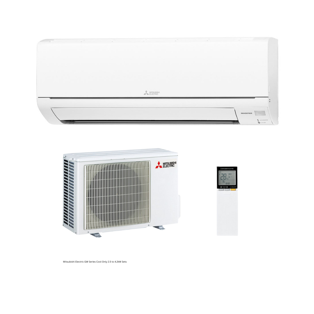 Mitsubishi Electric GW Series R32 3.5kW Cool Only Set