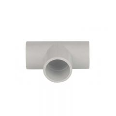 Tesla Medium Duty Grey Sold Conduit Tee - 25mm