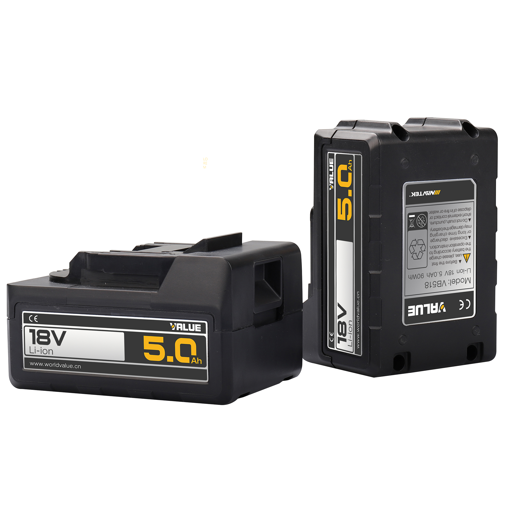 Value Spare Battery for VRP-2DLI Vac Pump 18v 5Ah
