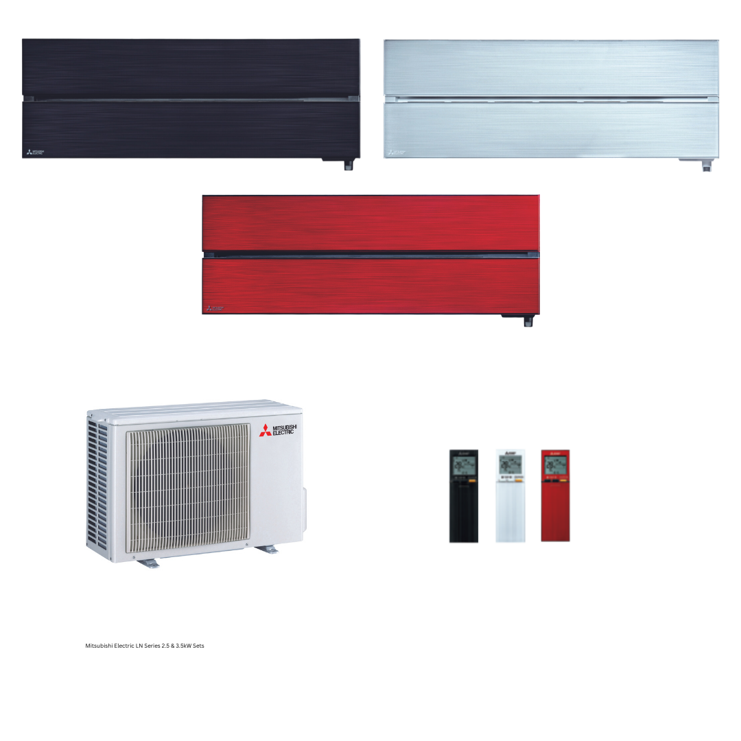 Mitsubishi Electric LN Series R32 2.5 kW Set