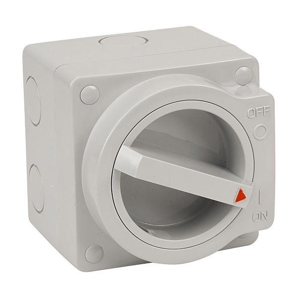 NHP 2 Pole 20A Isolator Small