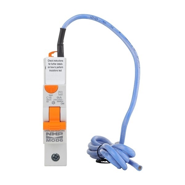 NHP RCBO 6kA 30mA 16a