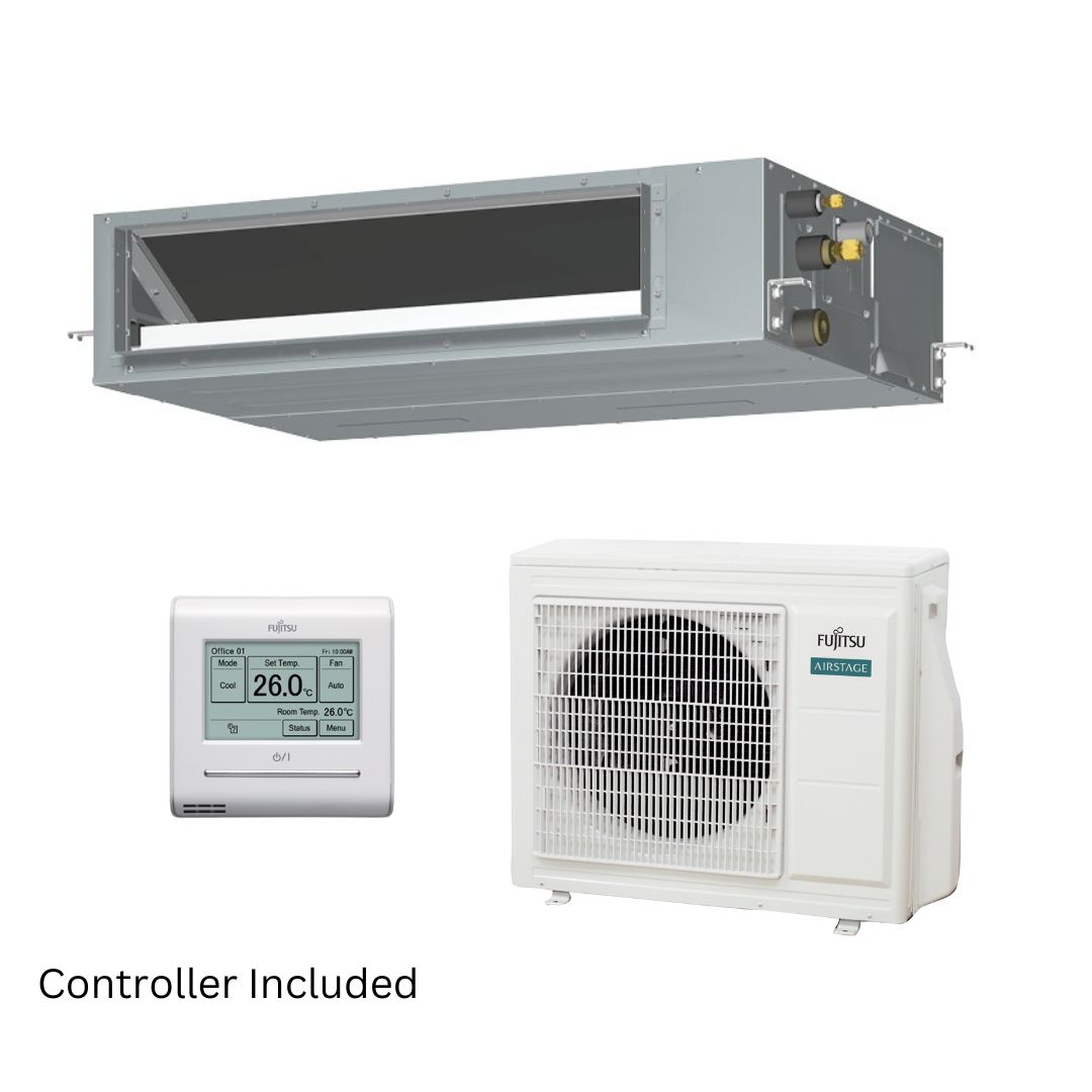 Fujitsu Mid Static Slimline Ducted R32 7.1kW Set