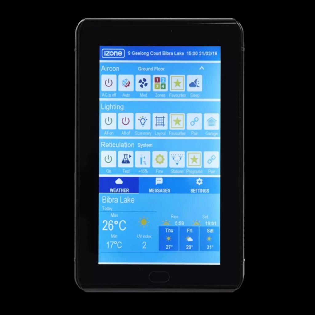 iZone Nexus Touch Screen Plus - Air Quality Sensing