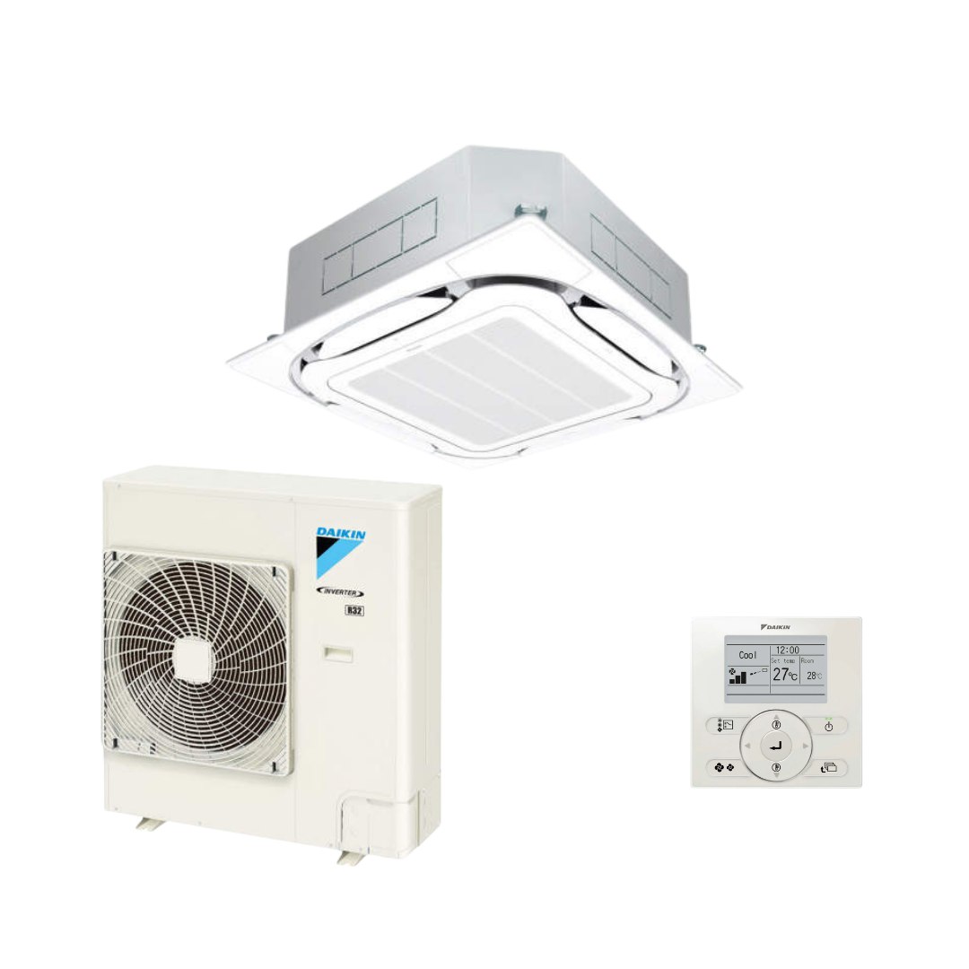 Daikin Cassette R32 10.0 kW 1 Phase Set