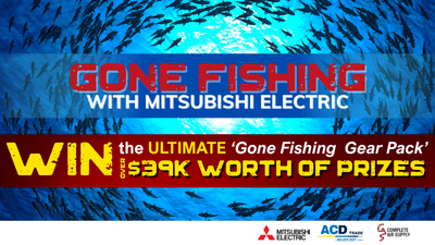 You could be the one posting "GONE FISHIN' " care of Mitsubishi Electric and ACD Trade...