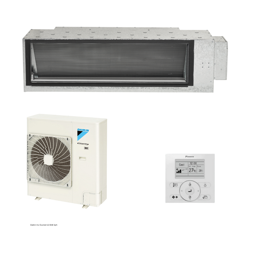 Daikin Inverter Ducted R32 12.5kW 3 Ph Set