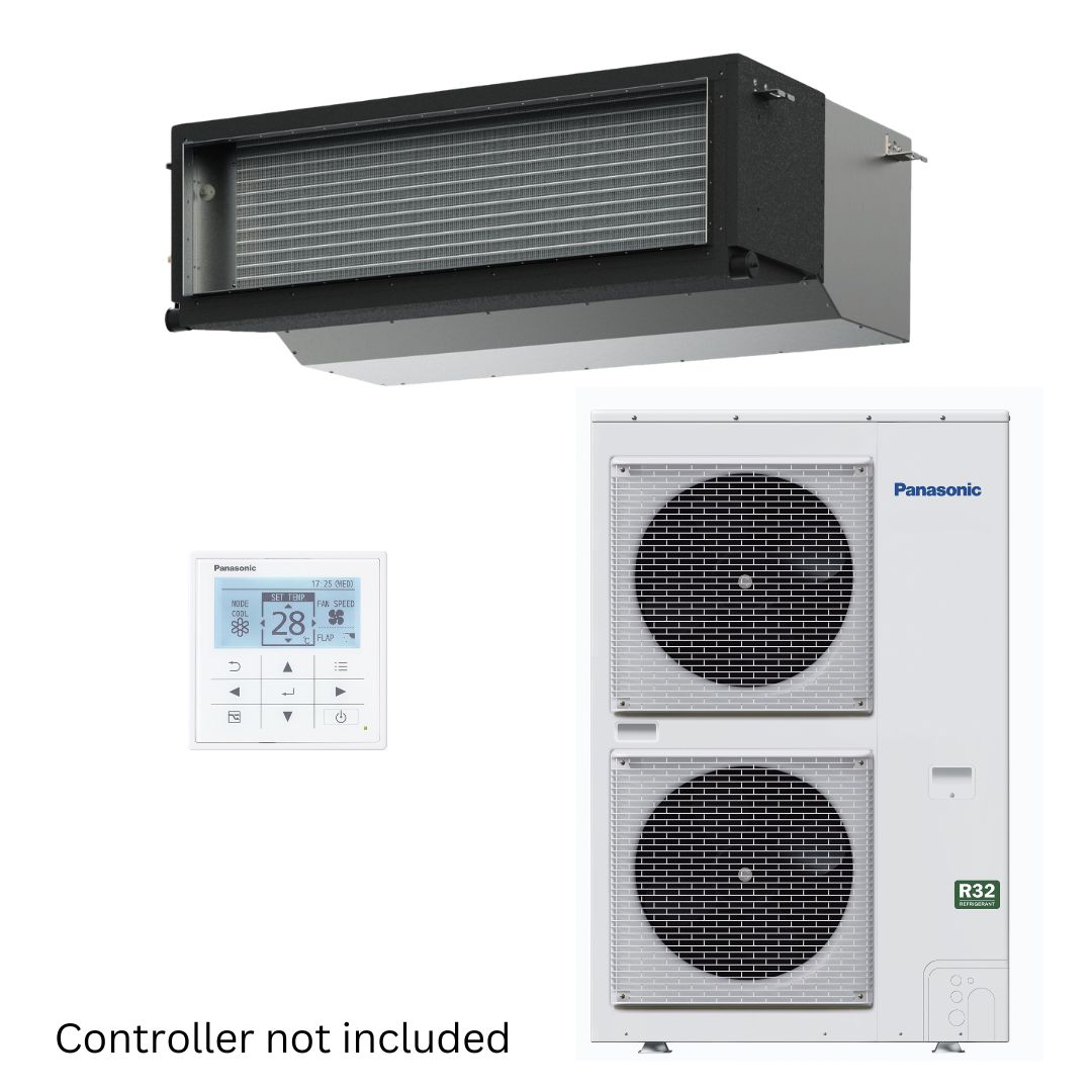 Panasonic NX High Static Deluxe Ducted R32 14kW 3 Ph Set