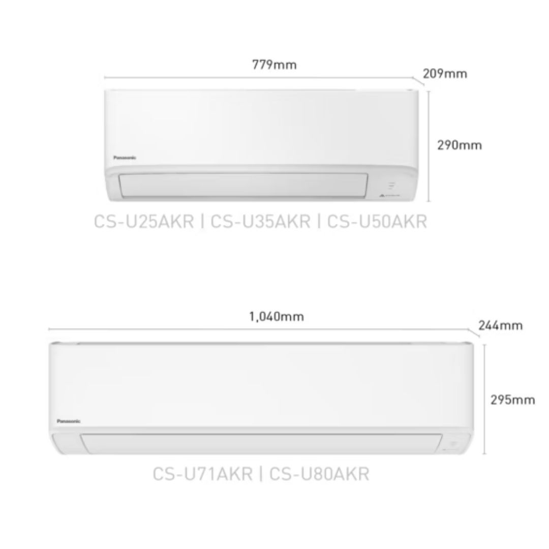 Panasonic U Series R32 7.1kW C/O Wall Split ID 1/4 x 5/8