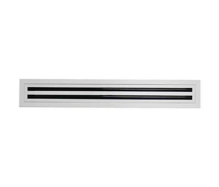 Linear Slot Diffuser 800 Neck - 2 Slot White Removable Core