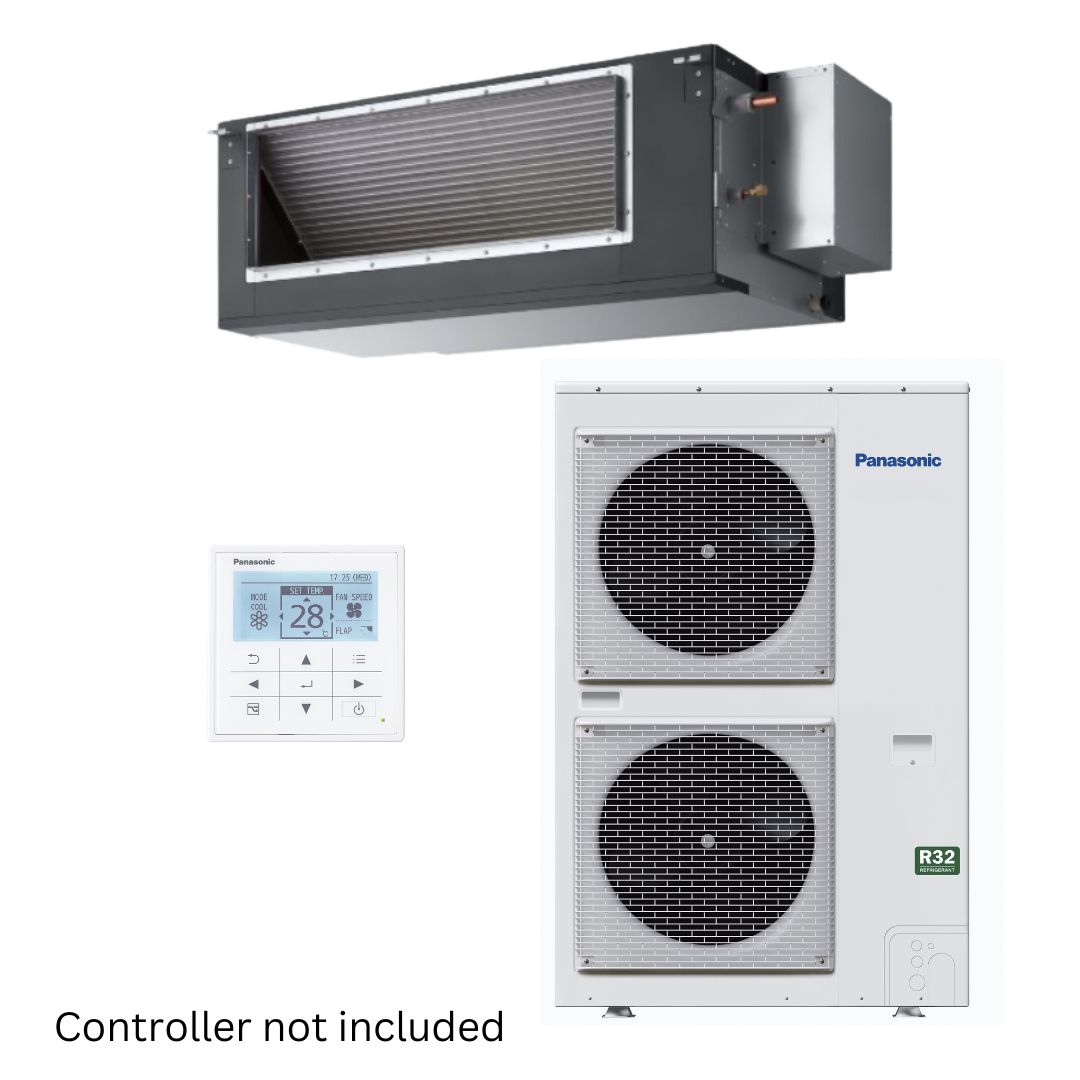 WA: Panasonic NX High Static Compact Ducted R32 12.5kW 1 Ph Set