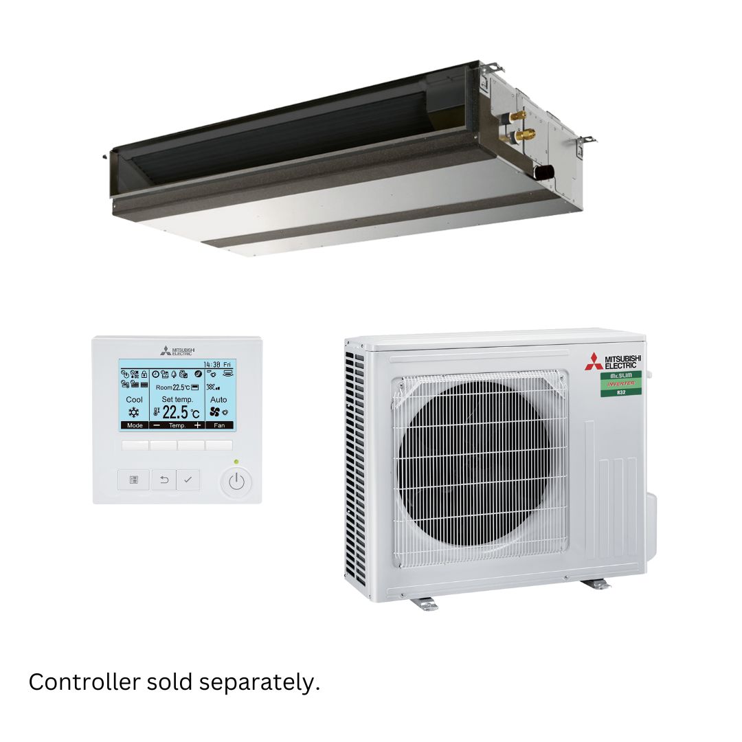 Mitsubishi Electric Mr Slim PEAD-M Inverter Low Profile Ducted R32 5kW 1 Ph Set