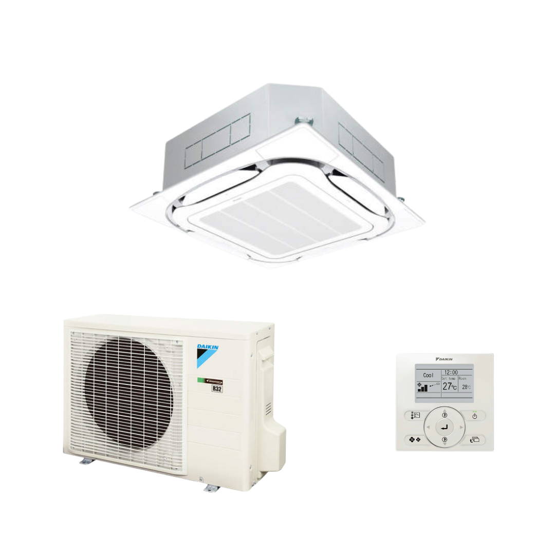 Daikin Cassette R32 7.1 kW 1 Phase Set