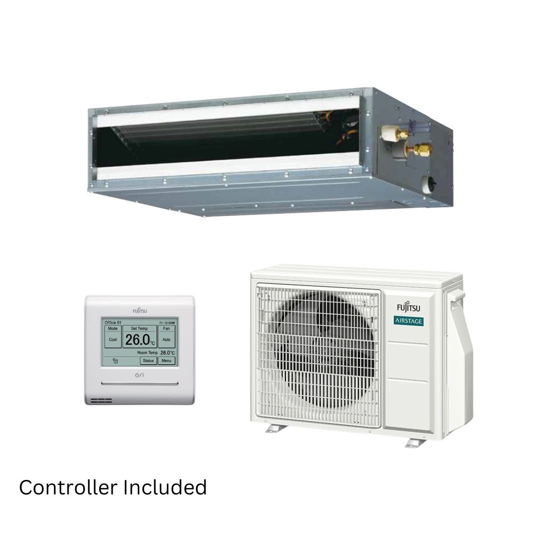 Fujitsu Bulkhead Ducted R32 5.0kW Set