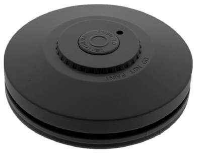 240v Red Smoke Alarm Recharge Battery Backup (Black)