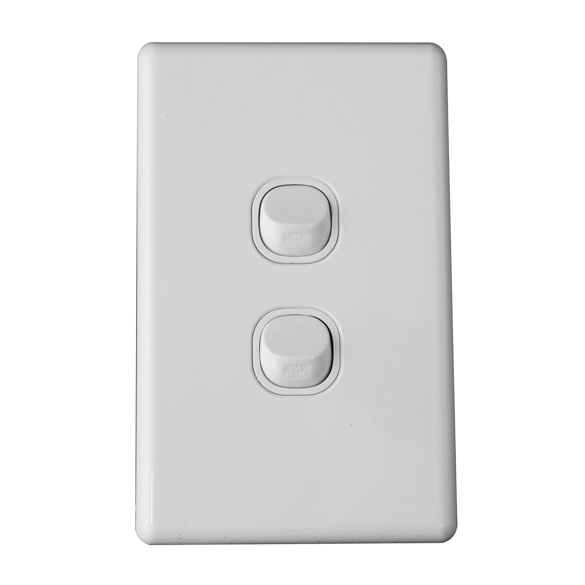 Tesla 2 Gang Switch Vertical